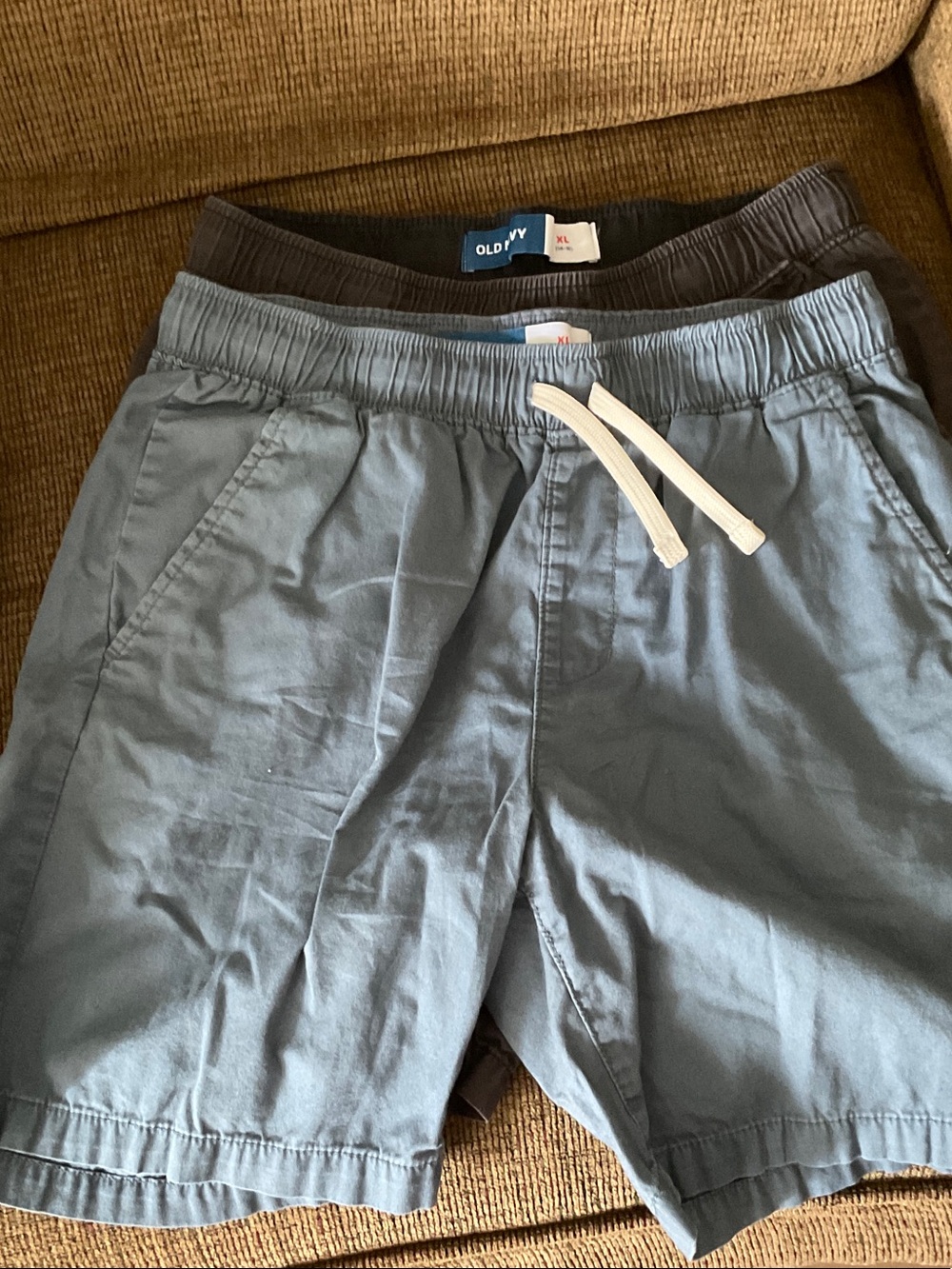 Old Navy Light Blue Drawstring Casual Shorts